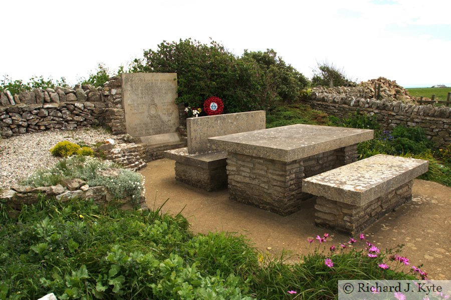 Royal Marines Memorial, Chapmans Pool, Isle of Purbeck, Dorset,