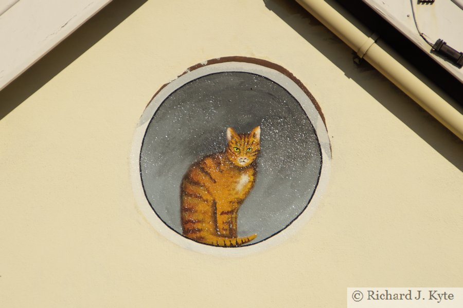 Cat Artwork, Gilbert Road, Swanage, Isle of Purbeck, Dorset