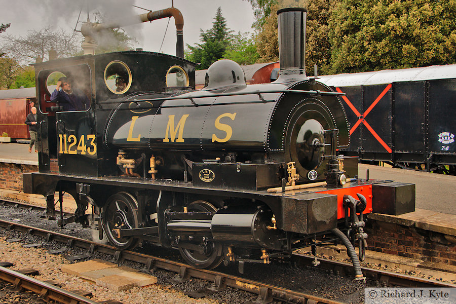 LMS Class 0F no. 11423 at Winchcombe, Gloucestershire Warwickshire Railway "Cheltenham and Gloucester Steam Days"