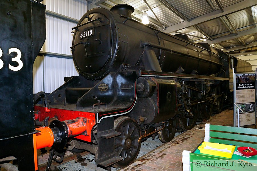 LMS Class 5MT Black 5 no. 45110, The Engine House, Severn Valley Railway