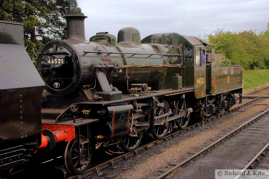 LMS 2MT no. 46521 at Toddington, Gloucestershire Warwickshire Railway "Cotswold Festival of Steam 2022"