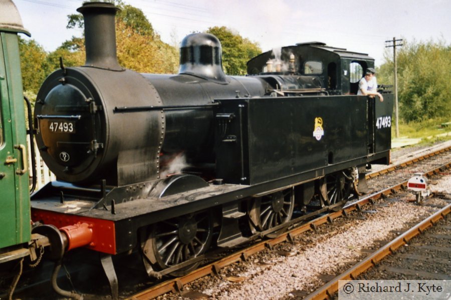 LMS class 3F no. 47493, Corfe Castle, Swanage Railway