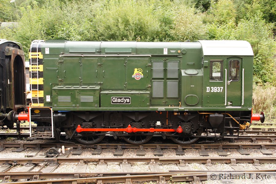Class 08 diesel no. D3937 (TOPS 08769) "Gladys", Norchard, Dean Forest Railway