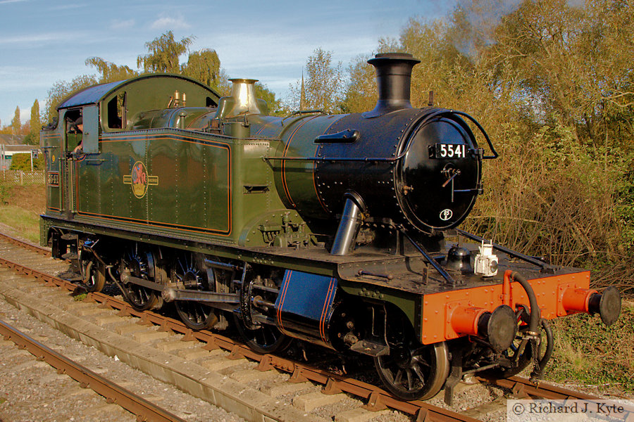 GWR 4575 class no. 5541 at Lydney Junction, Dean Forest Railway