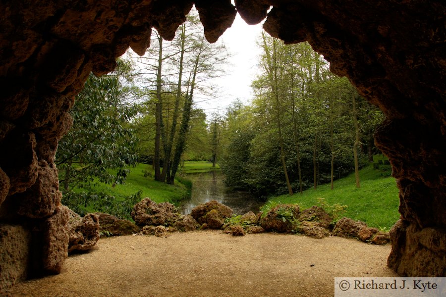 Looking out of the Grotto, Stowe Landscape Gardens, Buckinghamshire
