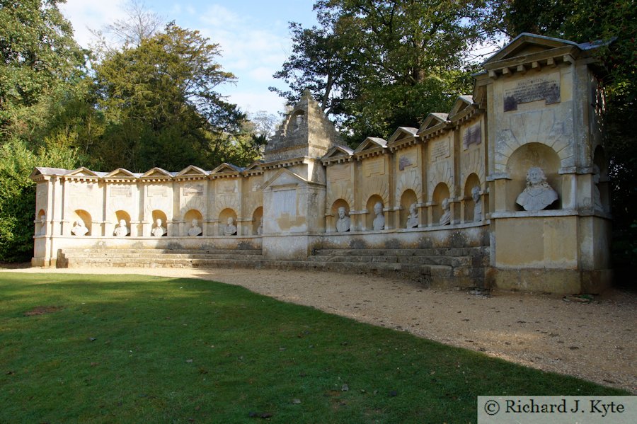 The Temple of British Worthies, Stowe Landscape Gardens, Buckinghamshire
