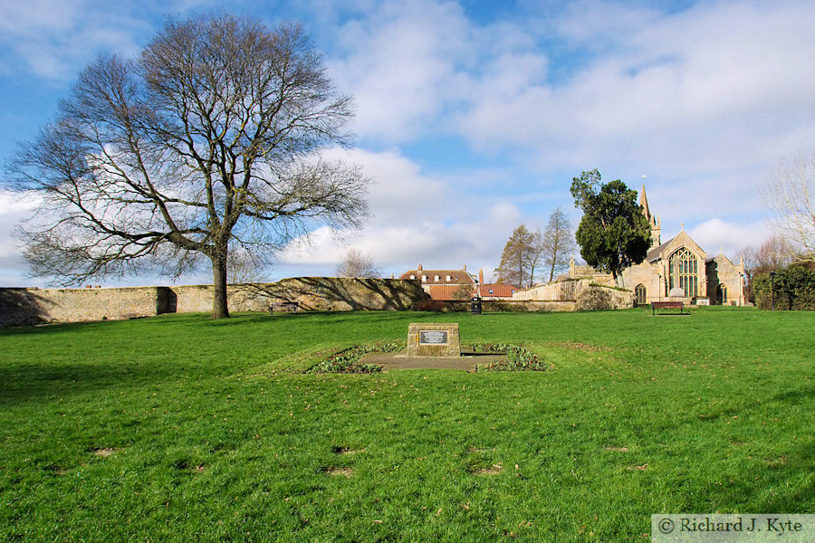 Site of Evesham Abbey, Abbey Park, Evesham, Worcestershire