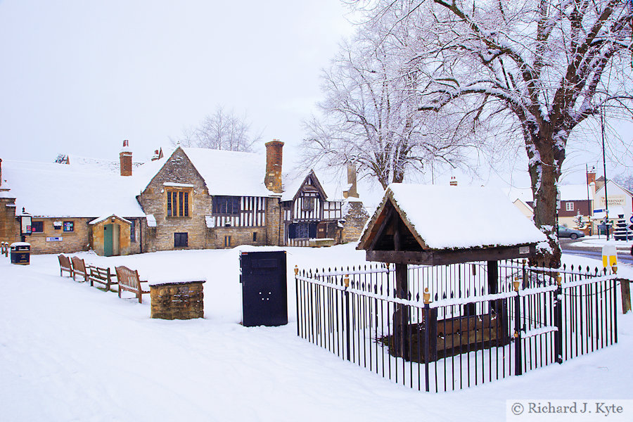 The Almonry Museum in Winter, Evesham, Worcestershire