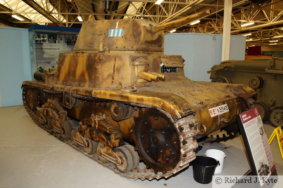 Italian M14/41 Medium Tank, Bovington Tank Museum, Dorset
