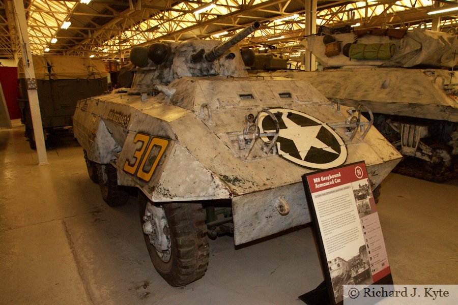 M8 Greyhound Armoured Car, Bovington Tank Museum, Dorset