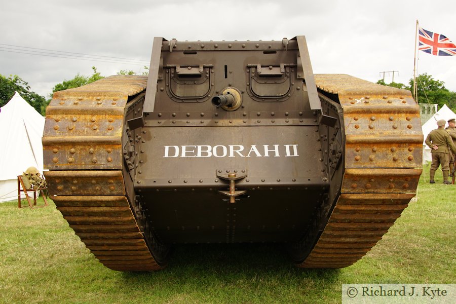 Replica British MK IV Female Tank Deborah II, Wartime in the Vale 2018