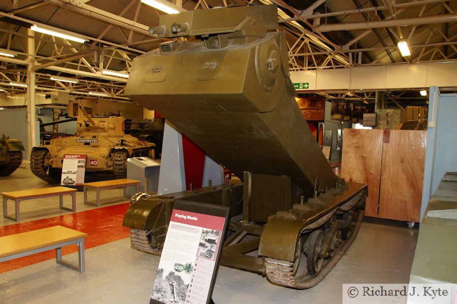British Preying Mantis Machine Gun Carrier, Bovington Tank Museum, Dorset,