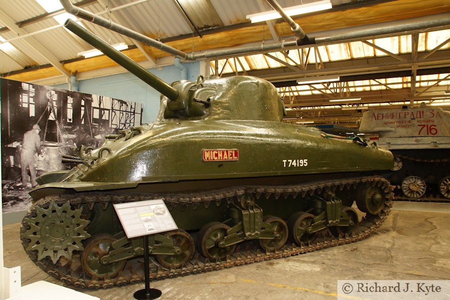 American Sherman M4 A1 Tank Michael, Bovington Tank Museum, Dorset