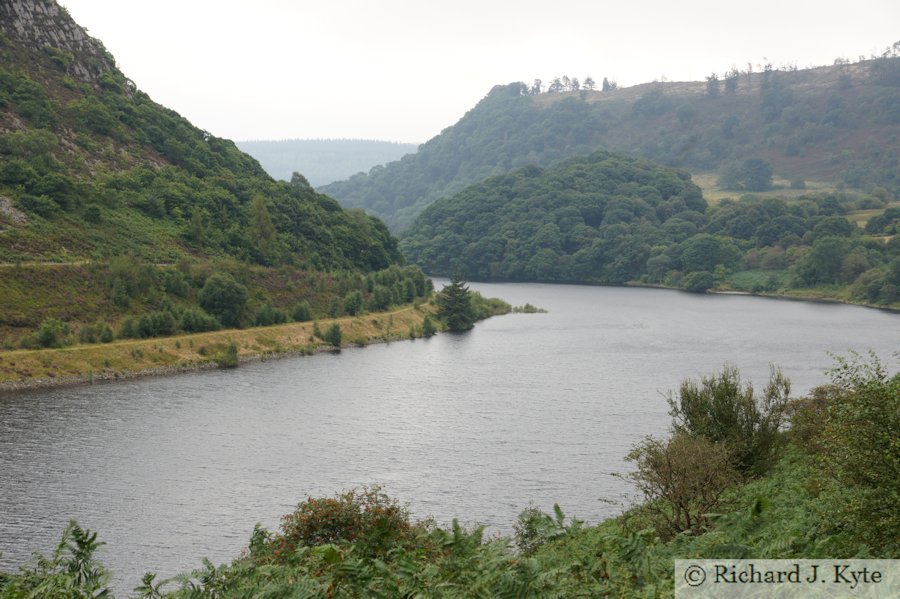 Looking up Garreg-ddu Reservoir, The Elan Valley, Powys, Wales