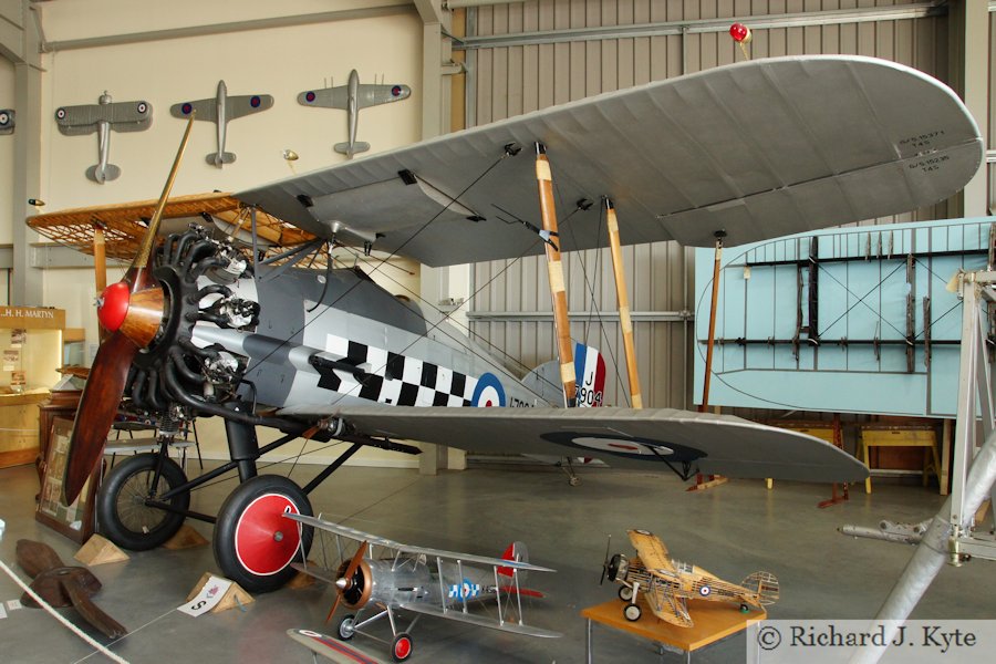 Gloster Gamecock replica, Jet Age Museum, Gloucestershire
