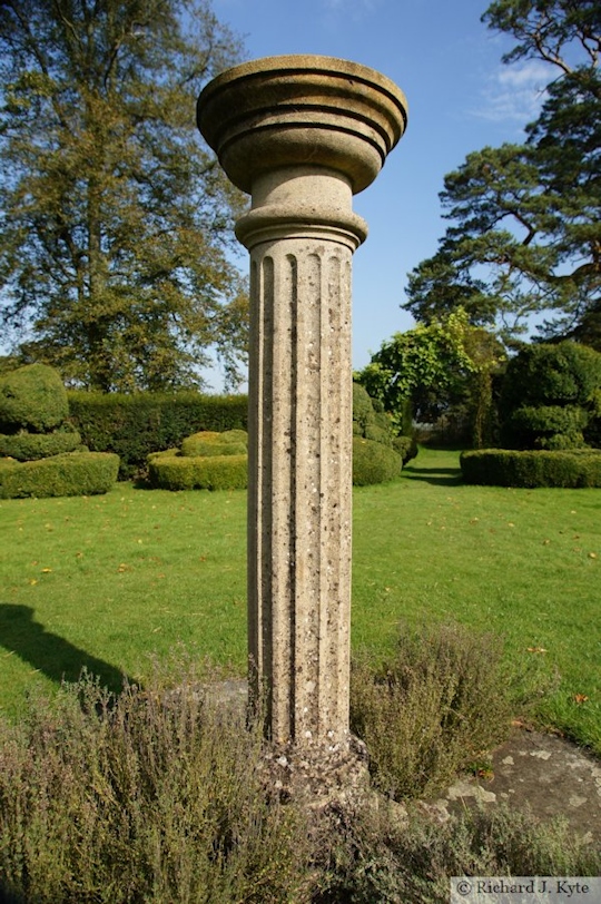 Column, The Best Garden, Chastleton House, Oxfordshire