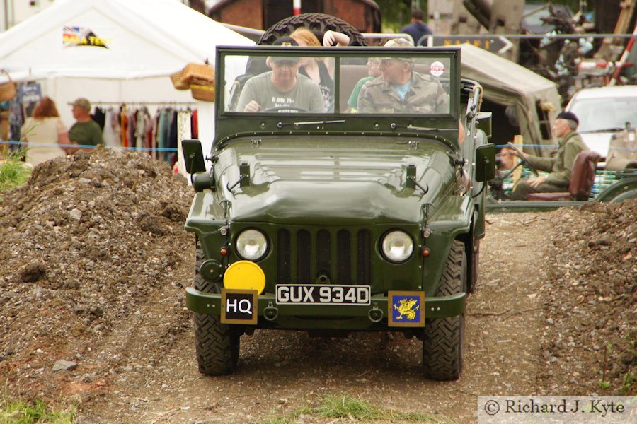 Exhibit Green 40 - Austin Champ (GUX 934D),  Wartime in the Vale 2015