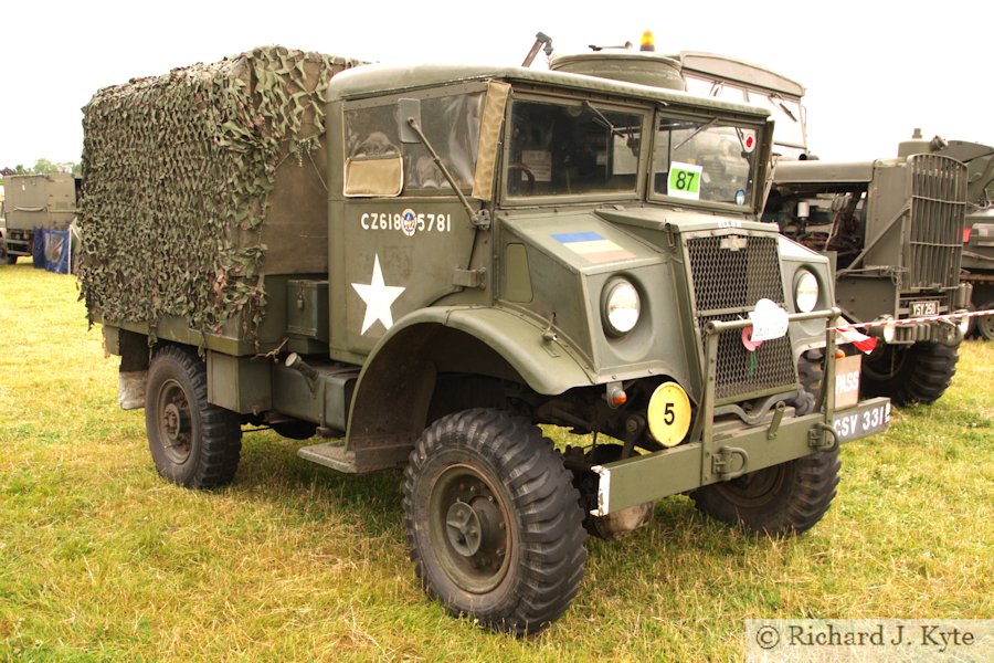 Exhibit Green 87 - Chevrolet C15A (CSV 331), Wartime in the Vale 2015