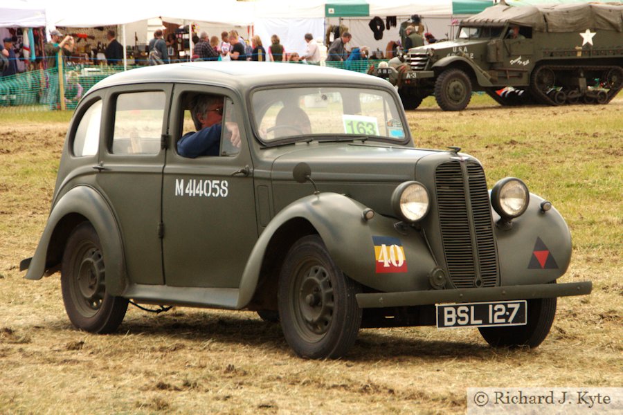 Exhibit Green 163 - Hillman Minx Staff Car (BSL 127/M414058), Wartime in the Vale 2015