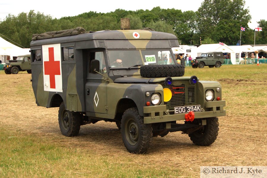 Exhibit Green 219 (EOG 394K) - Land Rover 109 Ambulance, Wartime in the Vale 2015