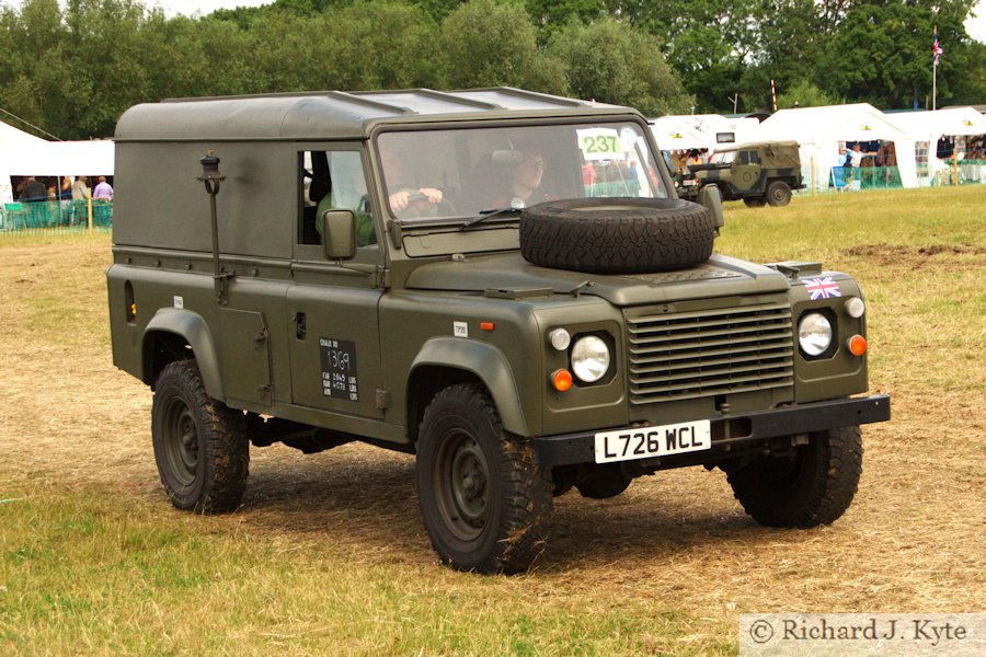 Exhibit Green 237 - Land Rover 110 Defender (L726 WCL), Wartime in the Vale 2015