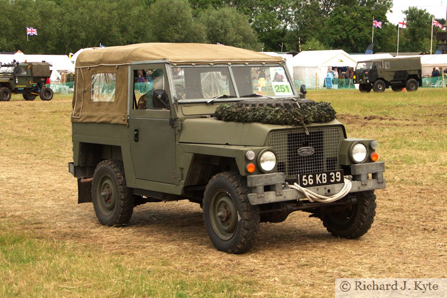 Exhibit Green 251 - Land Rover Lightweight (56 KB 39), Wartime in the Vale 2015