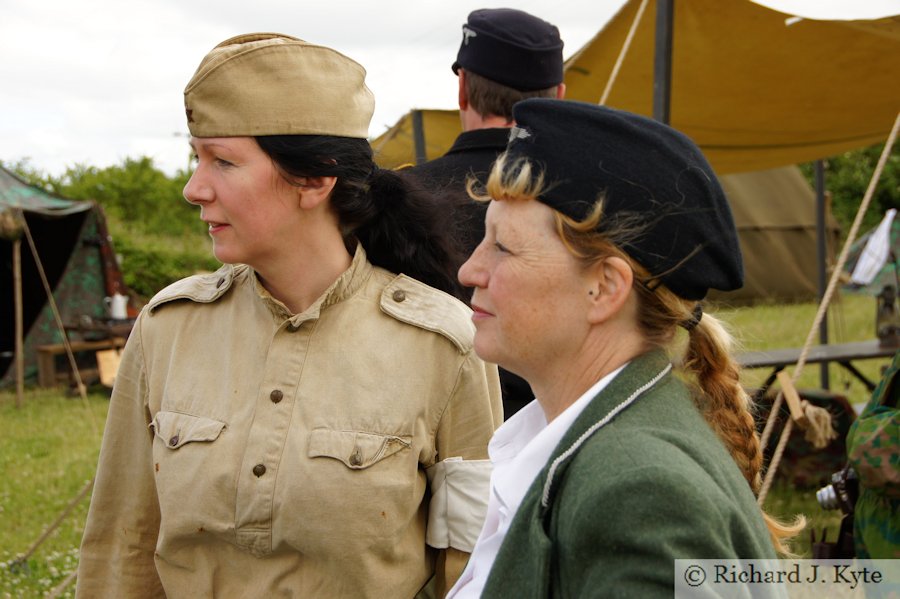 Members of the Kompanie 1 re-enactment, Wartime in the Vale 2015