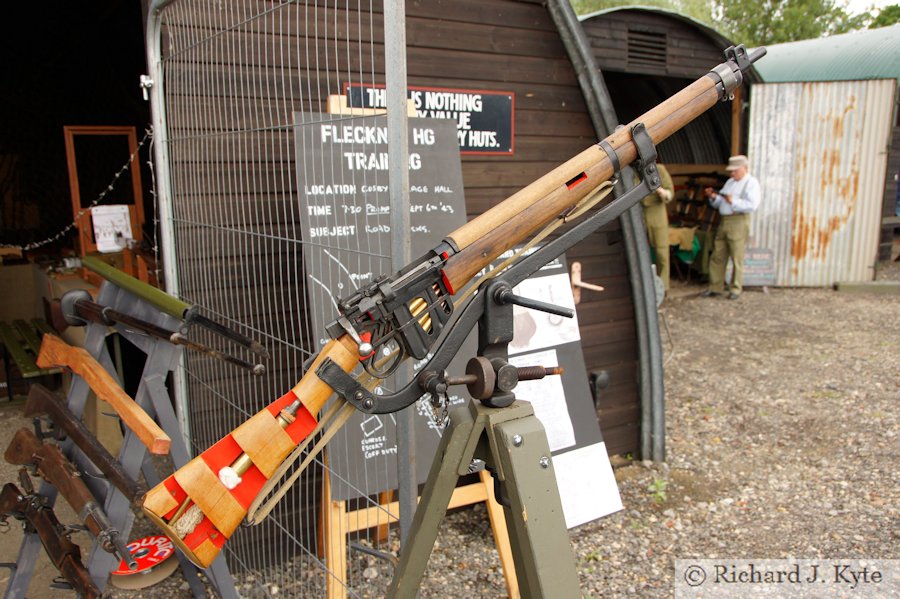 Rifle, Leicestershire Home Guard re-enactment, Wartime in the Vale 2015