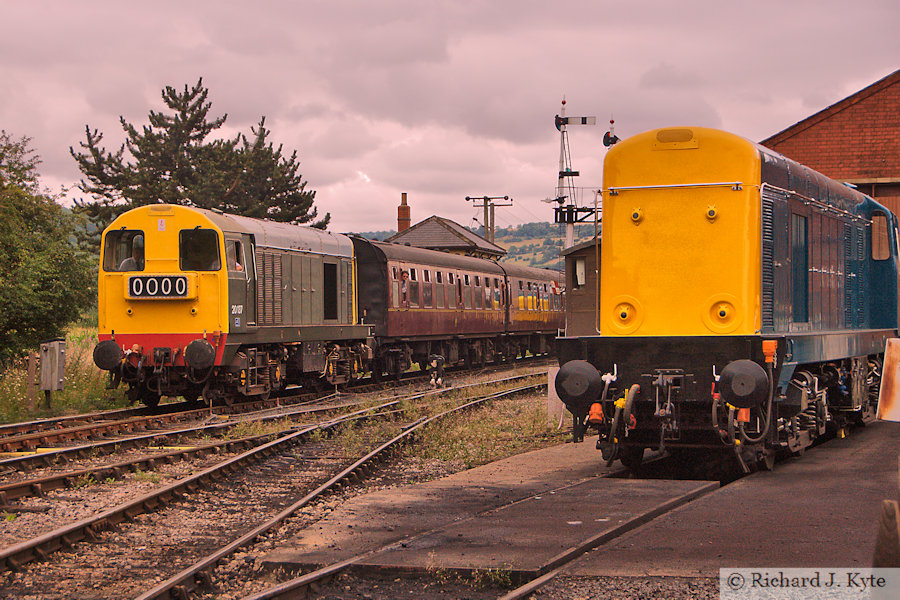 Class 20 diesels no. 20137 & 20228 at Toddington, Gloucestershire Warwickshire Railway Diesel Gala 