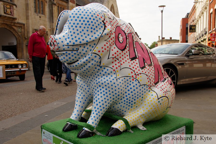 Pig 27 : "Oink", Henson Pig Trail 2017, Gloucestershire