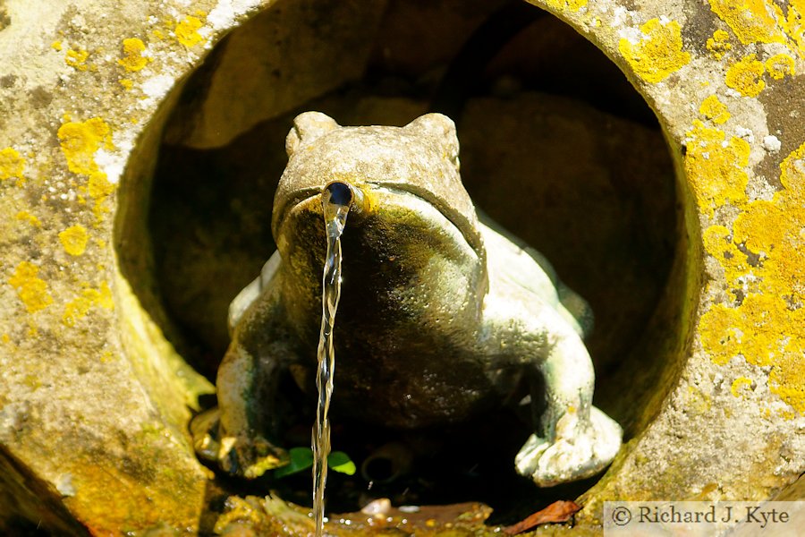 Frog Fountain, Garden 19 : Columbary House, Cropthorne Walkabout 2018