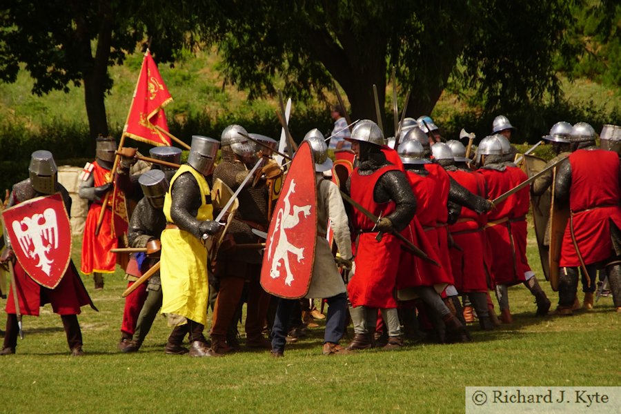 Battle of Lewes Re-enactment : The armies clash, Battle of Evesham 2018 Re-enactment