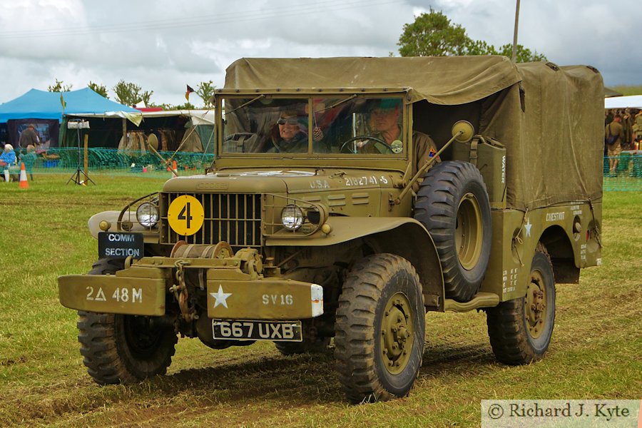 Dodge WC52 (667 UXB/2182741), Wartime in the Vale 2019