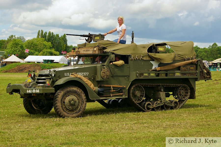 White M3A1 Half Track (441-B-14/USA W-4062377), Wartime in the Vale 2019