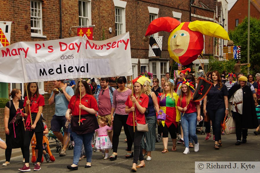 Mary P Day Nursery, Medieval Parade, Tewkesbury Medieval Festival 2019