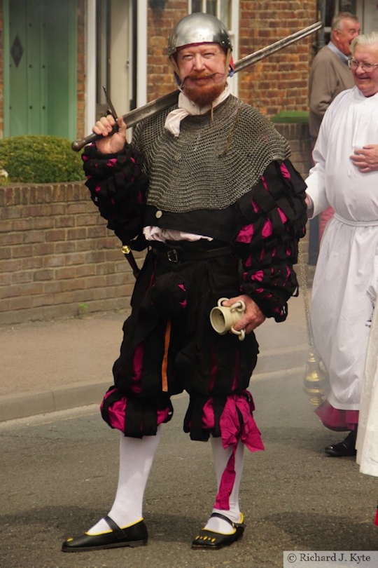 Medieval Soldier, Carnival Parade, Tewkesbury Medieval Festival 2019