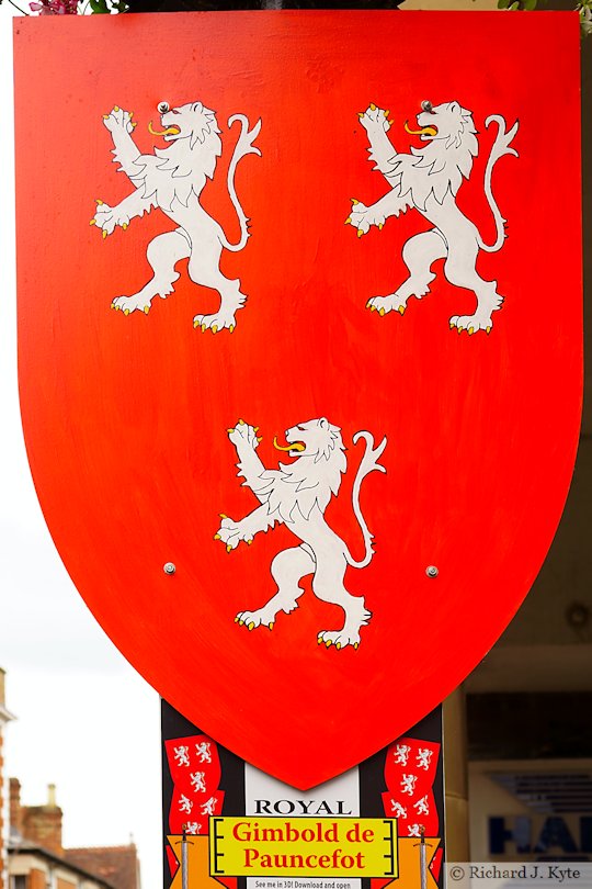 Gimbold de Pauncefot (Royal), Battle of Evesham Heraldry
