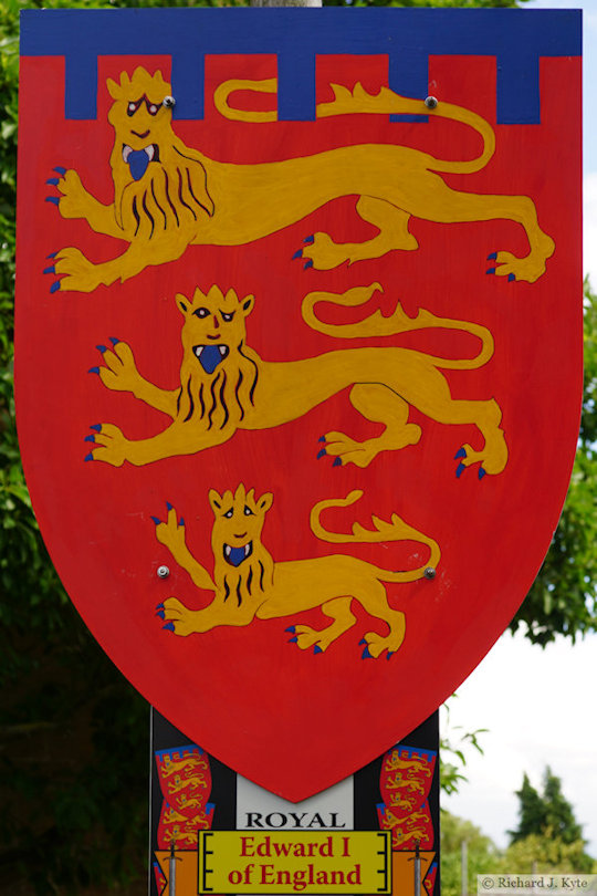 King Edward I of England (Prince Edward), Battle of Evesham Heraldry
