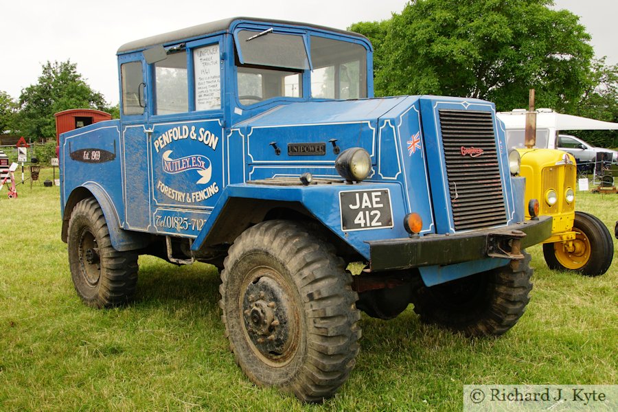 Unipower Timber Tractor (JAE 412), Wartime in the Vale 2018