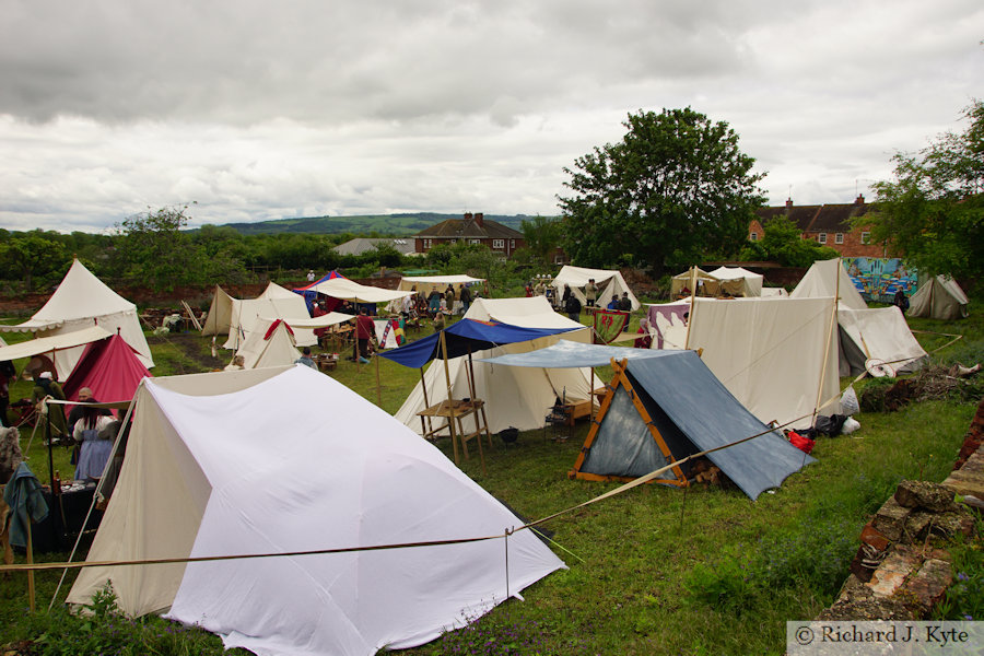 "Living History" Camp, Evesham Medieval Market 2021