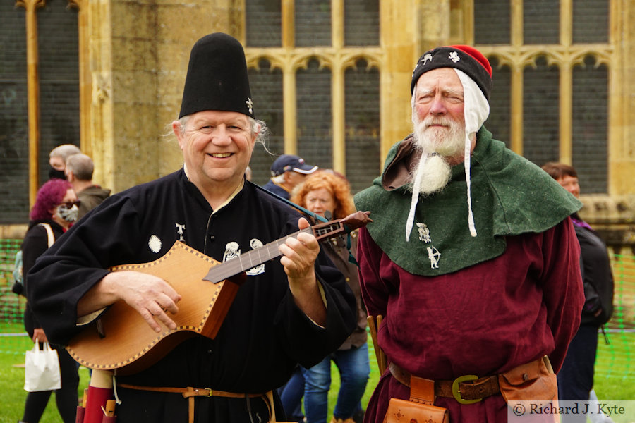 Medieval Musicians, Evesham Medieval Market 2021