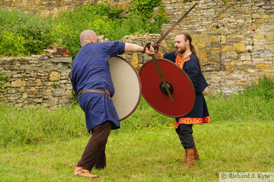 Swordfight, Evesham Medieval Market 2021
