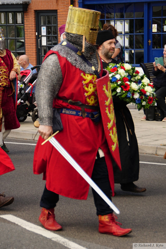 Knight, Parade, Battle of Evesham Re-enactment 2021