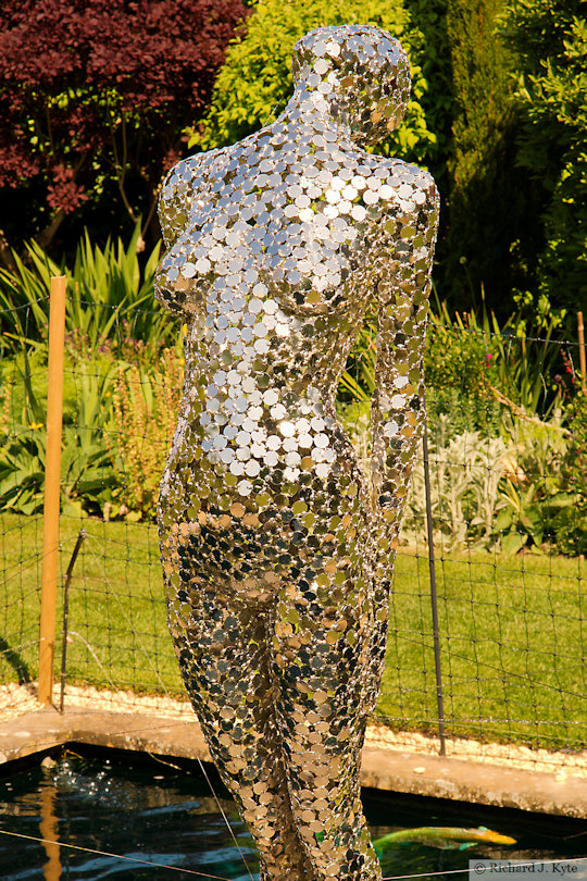 Bather Statue, Garden 28: "The Lenches", Eckington Open Gardens and Flower Festival 2022