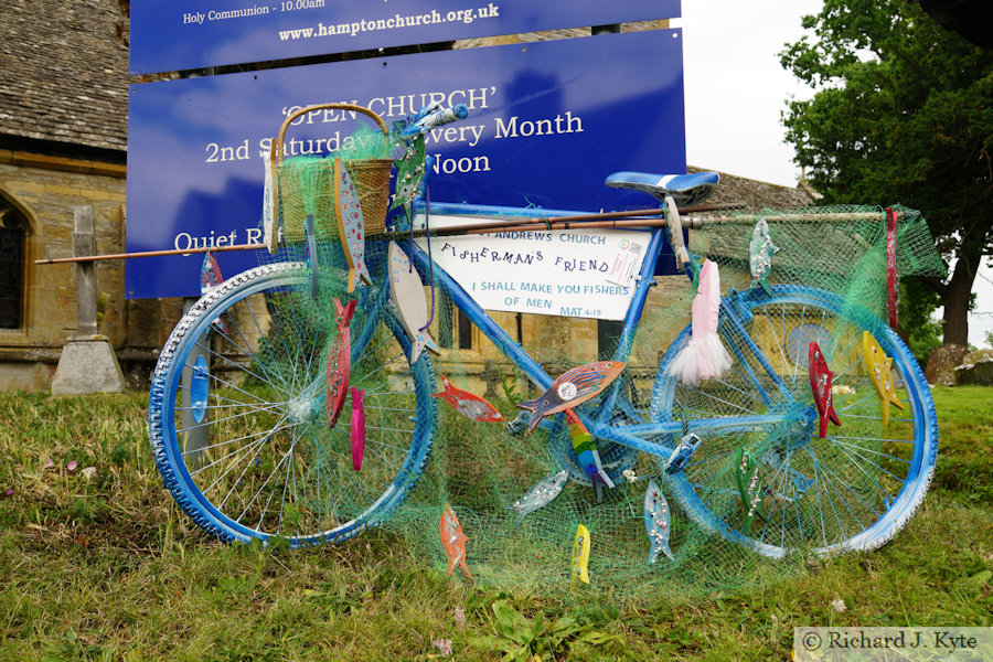 Bike 16: "Fisherman’s Friend" by Hampton St Andrew's Church, Vale Active Art 2022