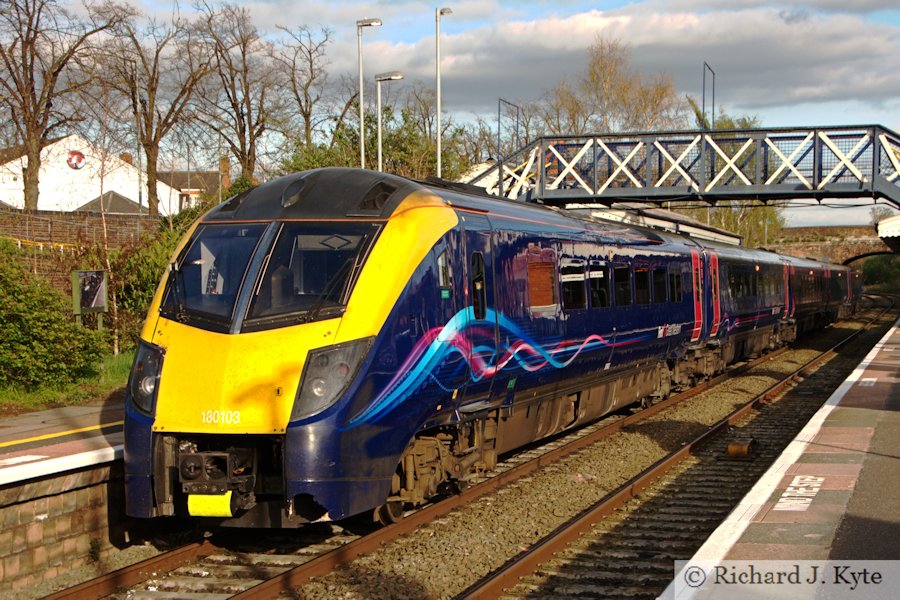First Great Western Trains Class 180 DMU no. 180103 at Evesham