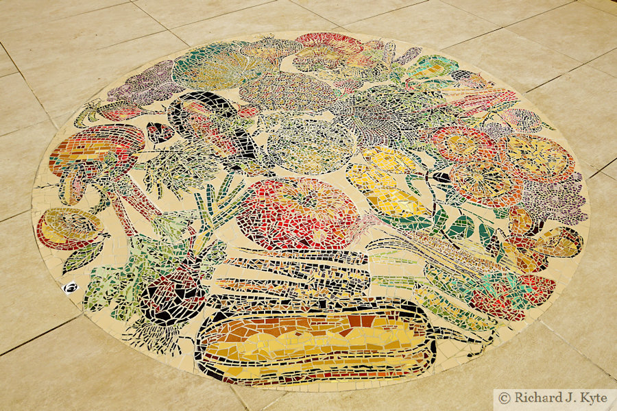 Patio Mosaic, The Walled Garden, Croome Park, Worcestershire