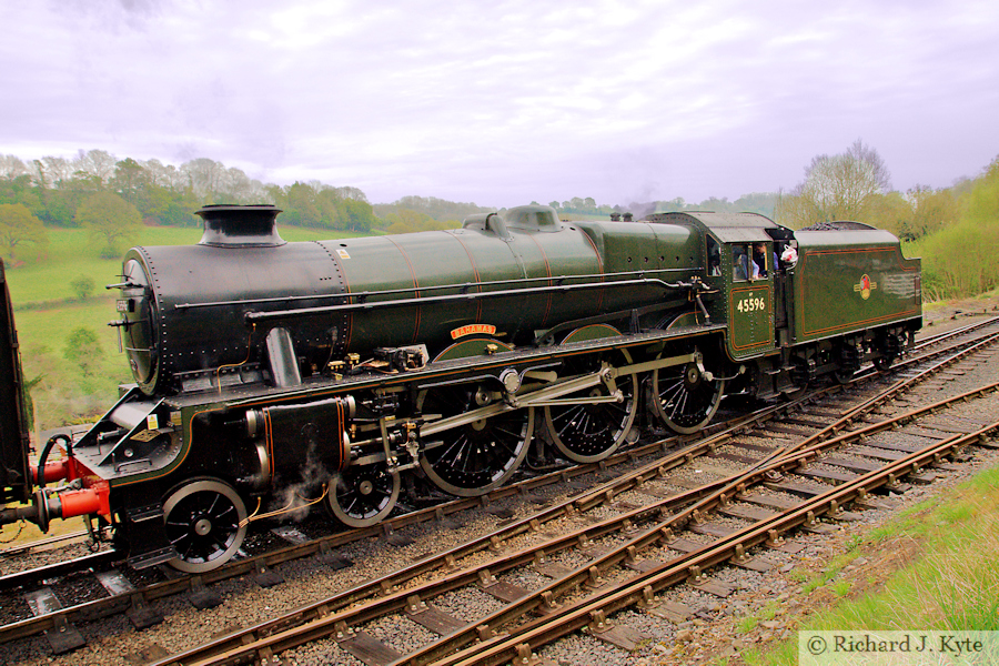 LMS 5XP "Jubilee" Class no. 45596 "Bahamas", Highley, Severn Valley Railway Spring Gala 2025