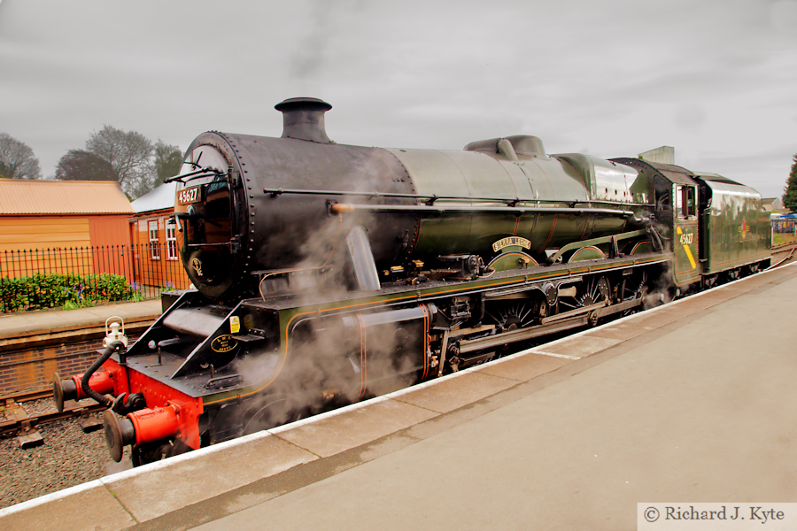 LMS 5XP "Jubilee" Class no. 45699 "Galatea", Kidderminster, Severn Valley Railway Spring Gala 2025