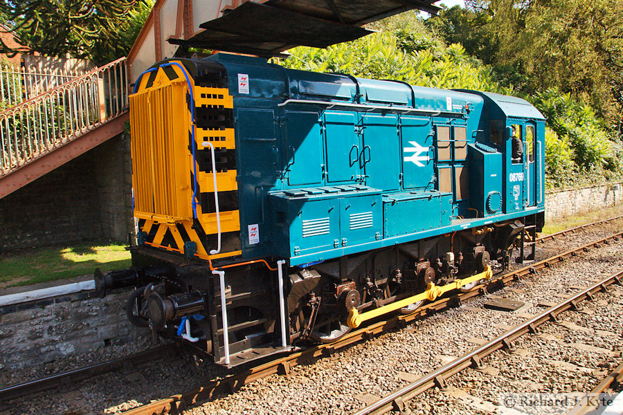 Class 08 diesel no. 08769 at Parkend, Dean Forest Railway Diesel Gala 2024